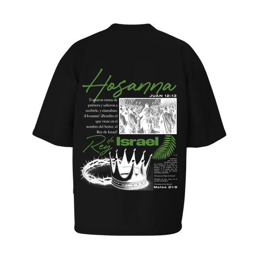 Camiseta Hosanna - Oversize Negra