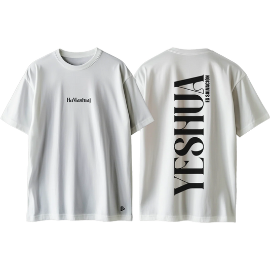 Yeshua HaMashíaj - Oversize Blanca