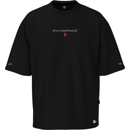 Camiseta ¨A Precio de Sangre¨ - Oversize Negra