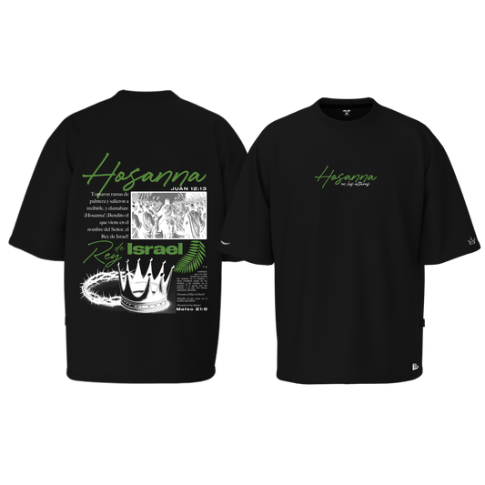 Camiseta Hosanna - Oversize Negra