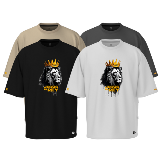 Jesús es Rey - Oversize Blanca