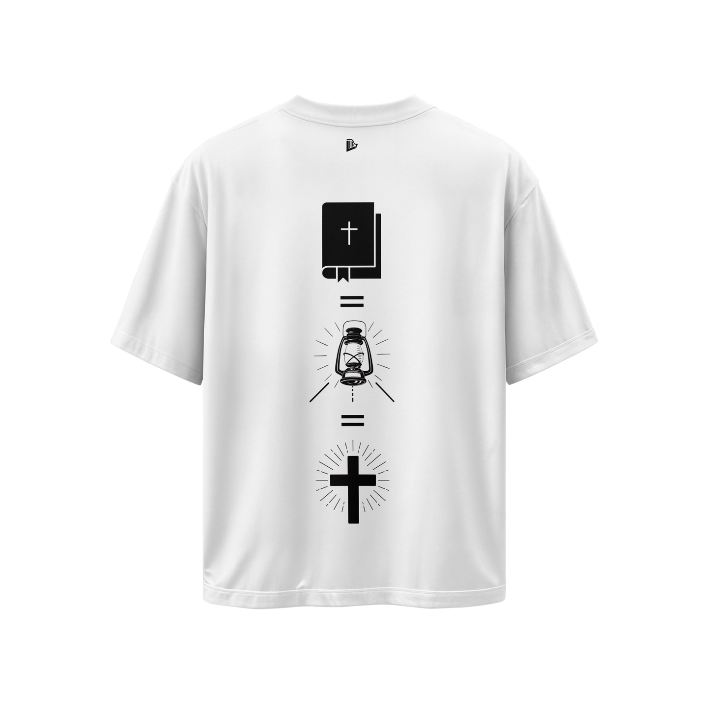 Camiseta Salmos 119:105 - Blanca - Oversize/Regular