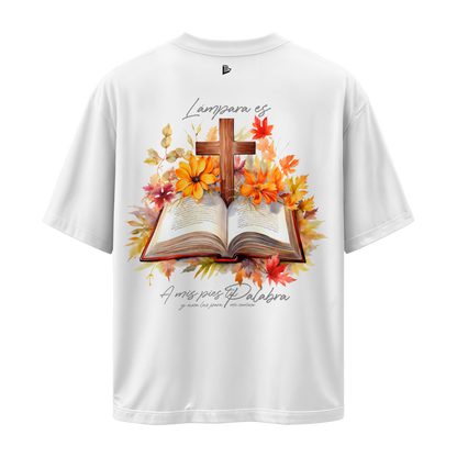 Camiseta Palabras de Vida Eterna - Blanca - Oversize/Regular