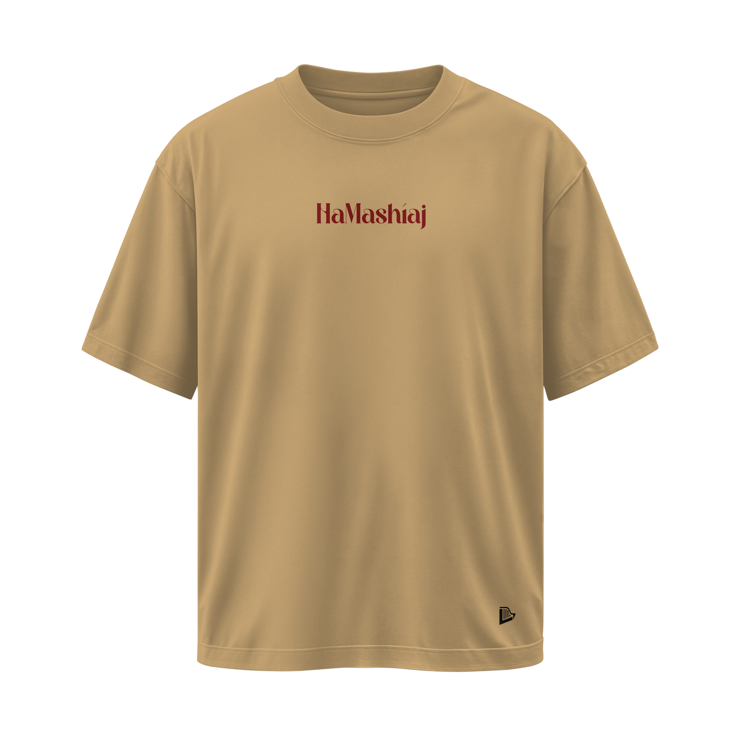 Camiseta Yeshua HaMashíaj - Beige - Oversize/Regular