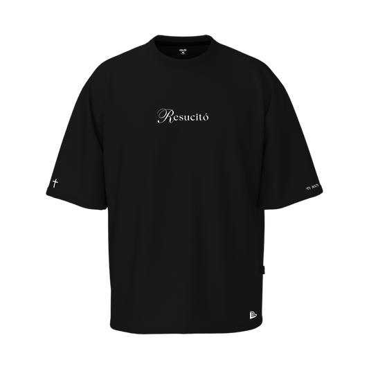 Camiseta Resucitó (La Tumba está vacía) - Oversize Negra