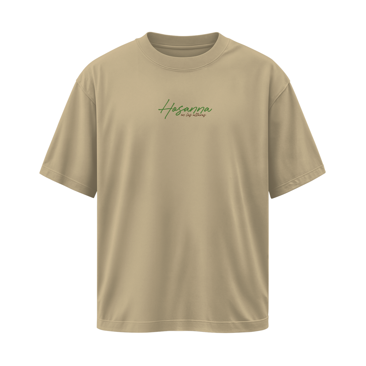 Camiseta Hosanna beige, vista frontal