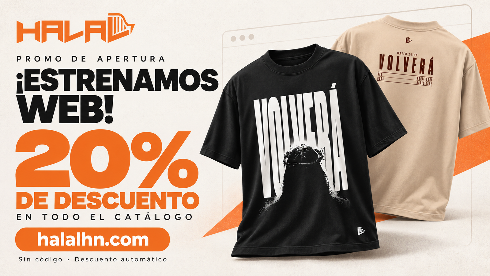 HALAL. Promo de apertura: ¡Estrenamos web! 20% de descuento en todo el catálogo. Sin código, descuento automático. halalhn.com